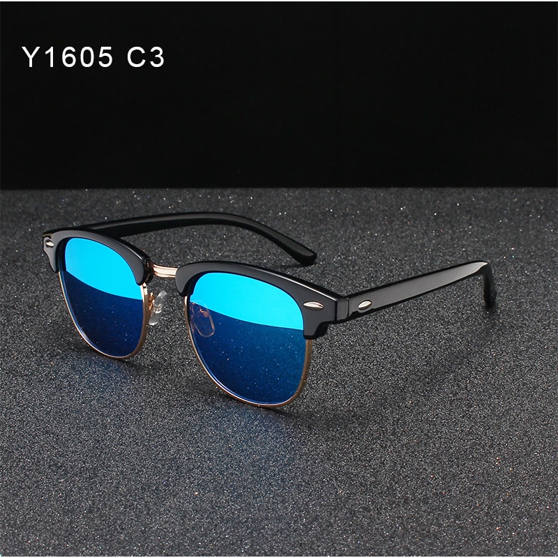 OLEY Brand Women Retro Polarized Sunglasses Fashion Classic Round UV Protection Unisex Goggles
