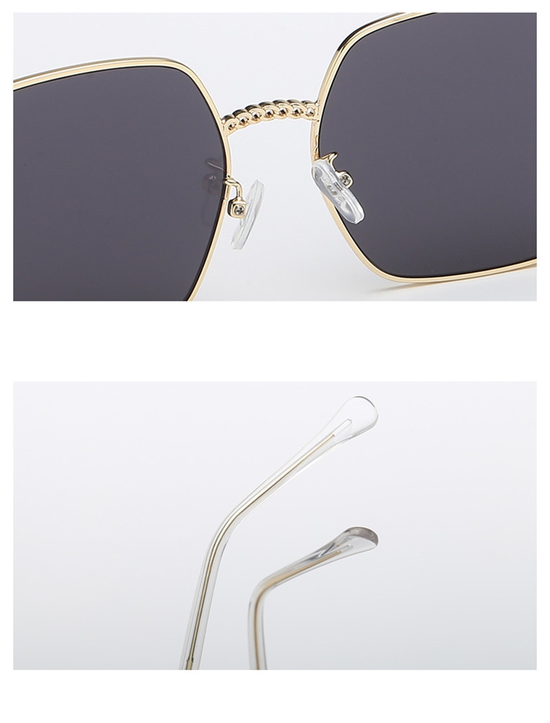 OLEY Fashion Square Women Sunglasses Vintage Alloy Frame Lady Sun glasses Classic Brand Designer Shades Oculos de sol femininos