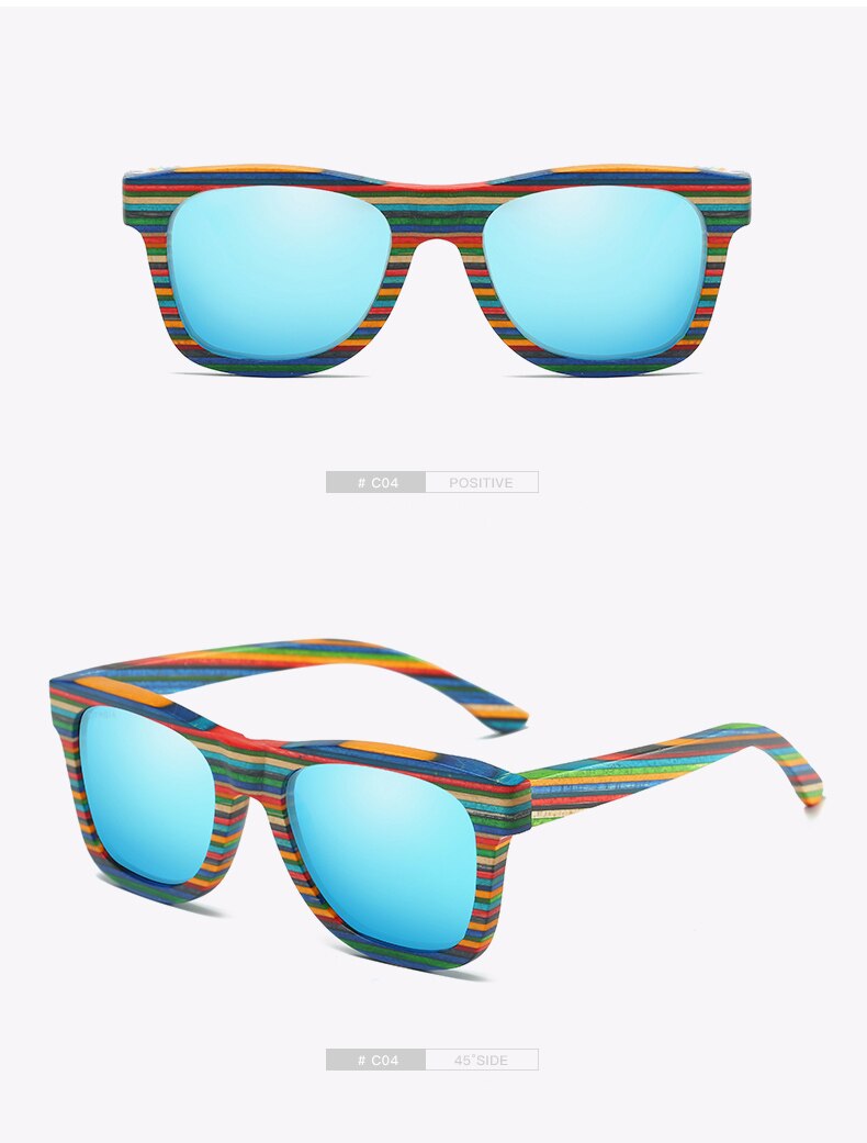 EZREAL Polarized Wooden Sunglasses Men Bamboo Sun Glasses Women Brand Designer Original Wood Glasses Oculos de sol masculino