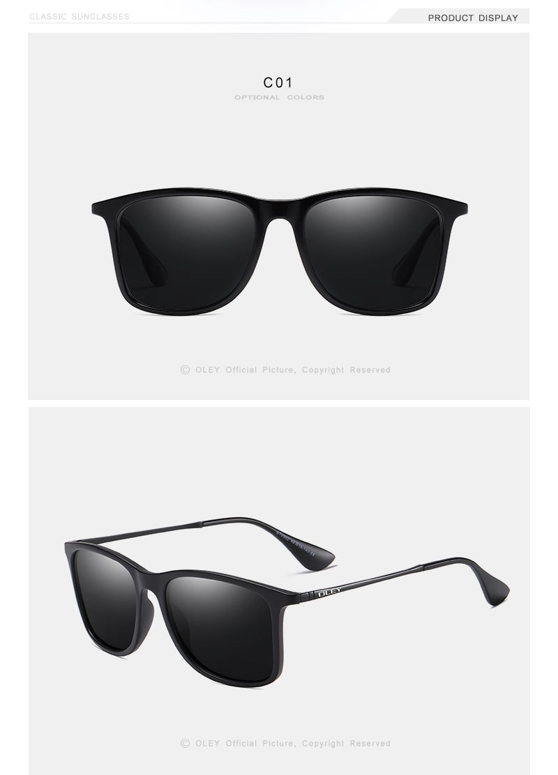 OLEY Polarized UV400 men's Sunglasses brand new male cool driving Sun Glasses driving eyewear gafas de sol shades with box