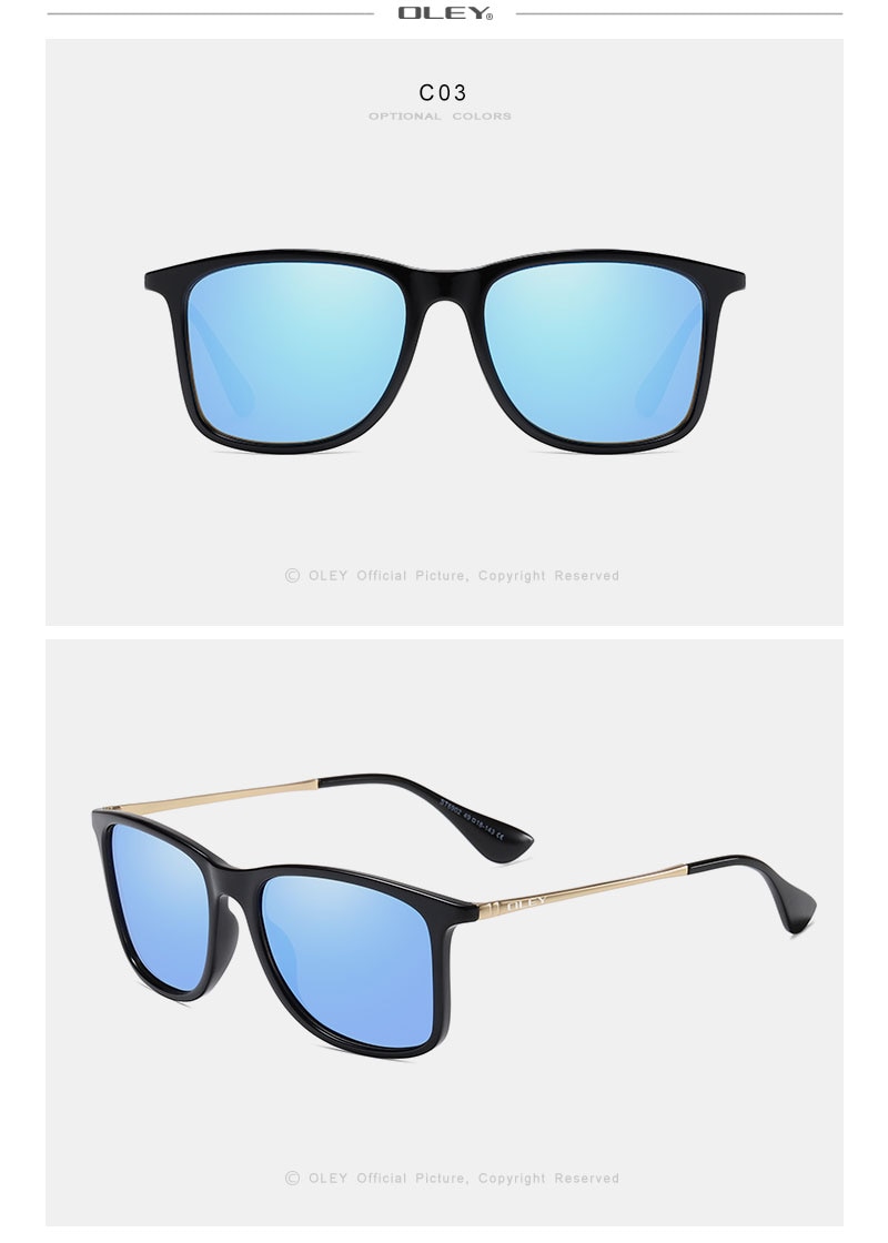 OLEY Polarized UV400 men's Sunglasses brand new male cool driving Sun Glasses driving eyewear gafas de sol shades with box