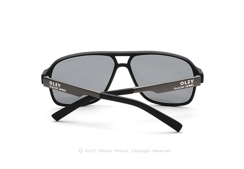 OLEY Polarized Sunglasses Men Fashion New Sports Style Square Sun Glasses Male Outdoor Travel UV Goggles Can customize logo