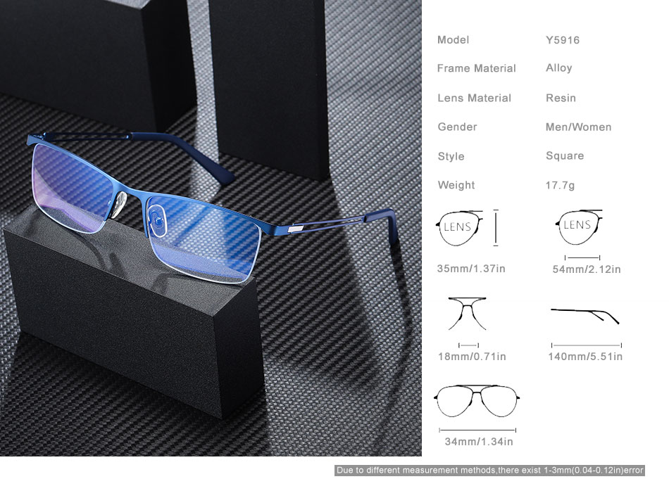 OLEY Alloy Optical Glasses Frame Men Ultralight Square Myopia Prescription Eyeglasses 2020 Male Metal Eyewear Customizable logo