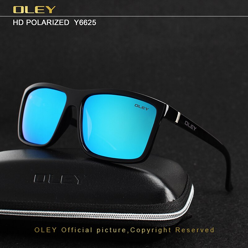 OLEY Brand Vintage Style Sunglasses Men Classic Male Square Glasses Driving Travel Eyewear Unisex Gafas Oculos UV400 Y6625