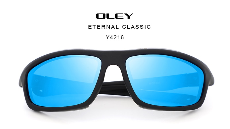 OLEY Brand Design New Polarized Sunglasses Men Fashion Male Eyewear Sun Glasses Outdoor sports goggles Support custom logo