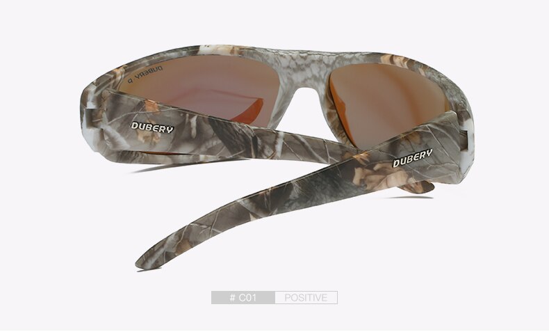 DUBERY Brand Design Men's Glasses Polarized Night Vision Sunglasses Men's Retro Male Sun Glass For Men UV400 Shades