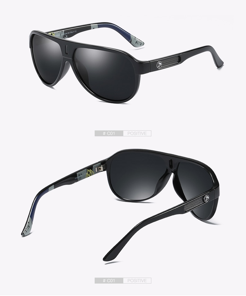DUBERY Brand Design Polarized Sunglasses Men Driving Shades Male Retro Sun Glasses For Men Summer Mirror Goggle UV400 Oculos