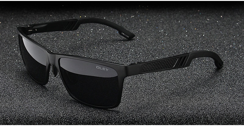 OLEY Men Polarized Sunglasses Aluminum Magnesium Sun Glasses Driving Glasses Rectangle For Men/Wome Oculos masculino Male