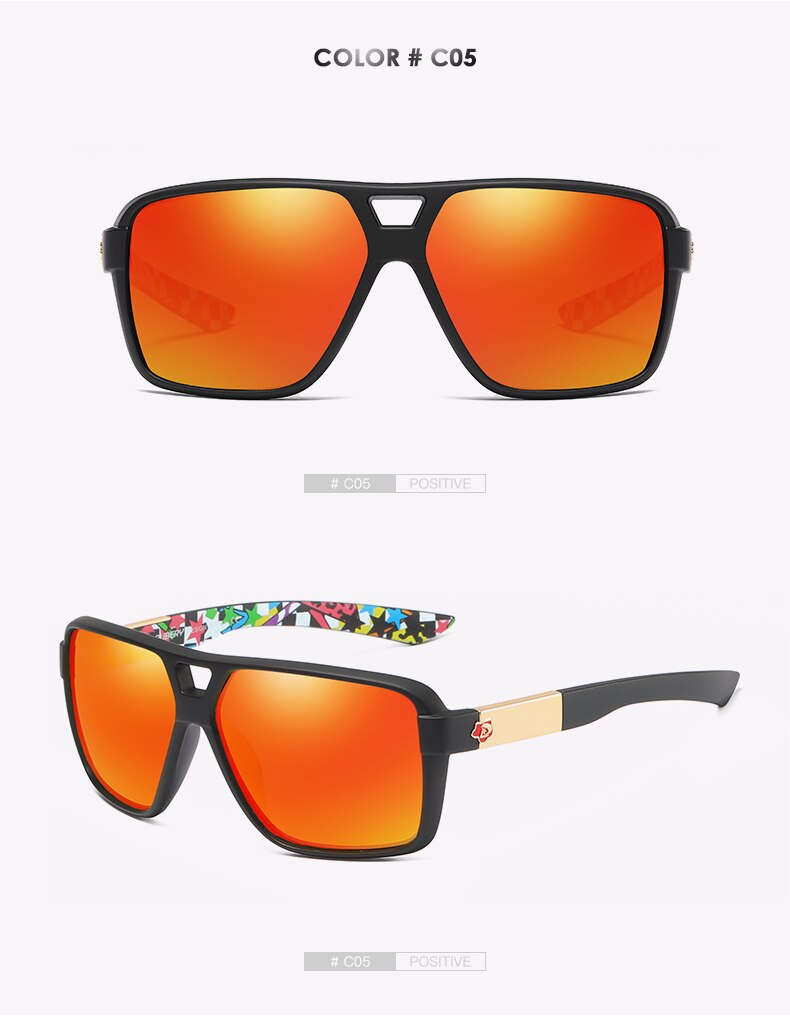 DUBERY Vintage Sunglasses Polarized Men's Sun Glasses For Men UV400 Shades Driving Black Goggles Oculos Male 8 Colors Model 167