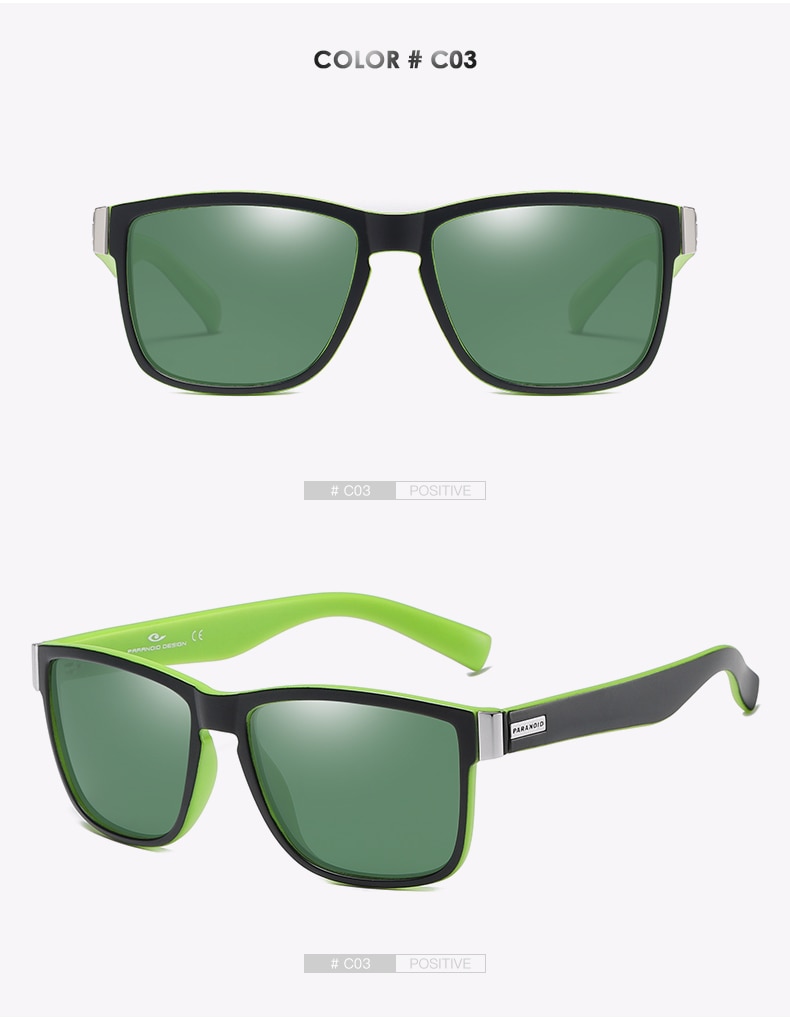 DUBERY Vintage Sunglasses Polarized Men's Sun Glasses For Men Driving Black Square Oculos Male 8 Colors Model 1518
