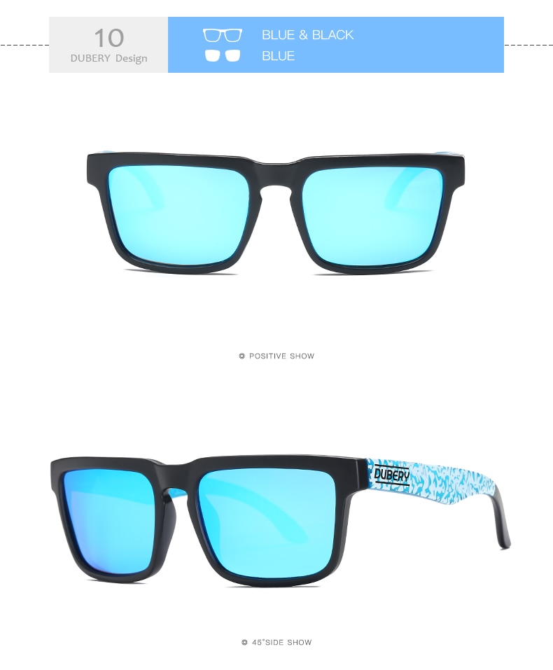 DBUERY Brand Design Summer Polarized Sunglasses Men's Driver Shades Male Sun Glasses For Men Clear Luxury Brand Designer Oculos