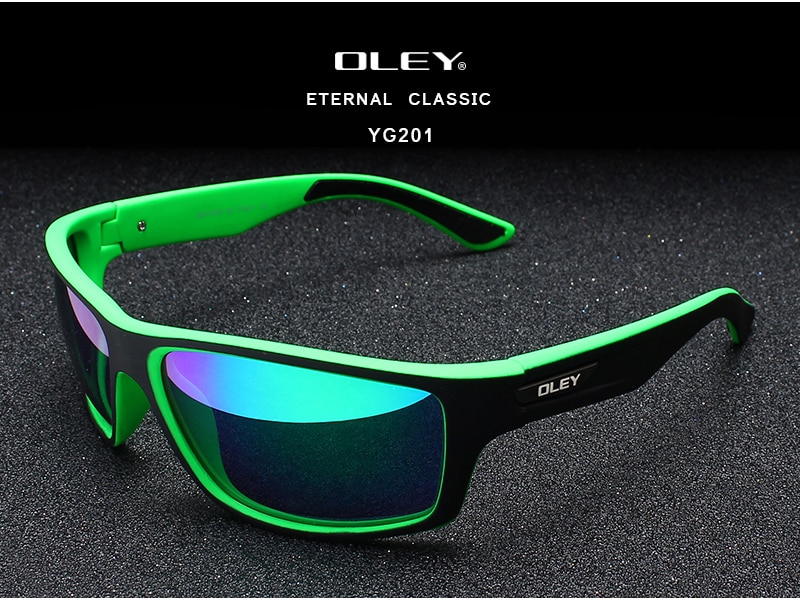 OLEY Polarized Sunglasses Men's Driving Shades Outdoor sports For Men Travel Oculos Gafas De Sol Customizable logo YG201