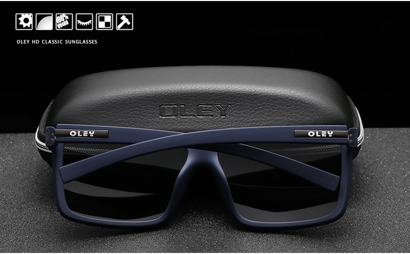 OLEY classic polarized sports sunglasses fashion photochromic goggles stretch paint night vision glasses Support custom logo