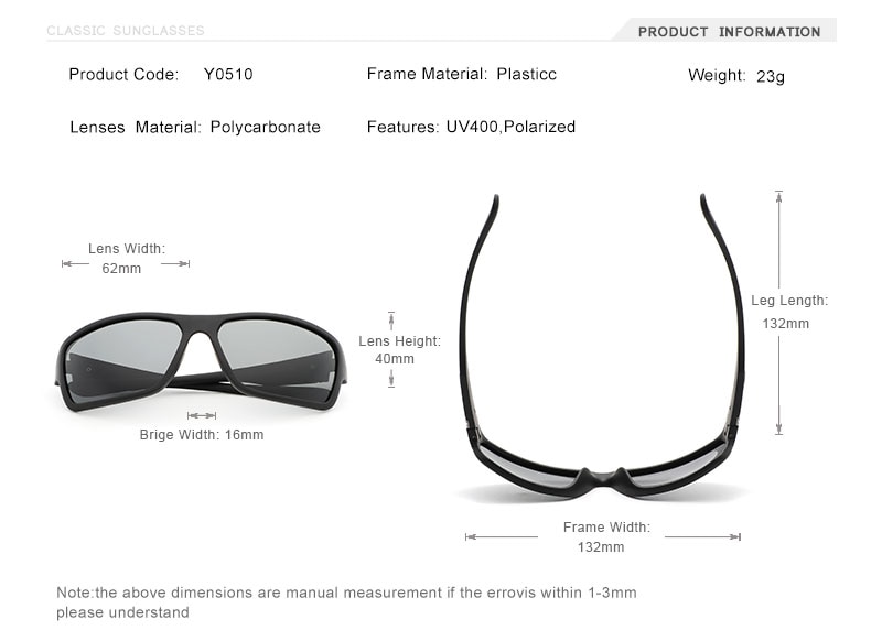 OLEY Brand Design 2020 New Polarized Sunglasses Men Fashion Male Eyewear Sun Glasses Travel Fishing Oculos Support custom logo