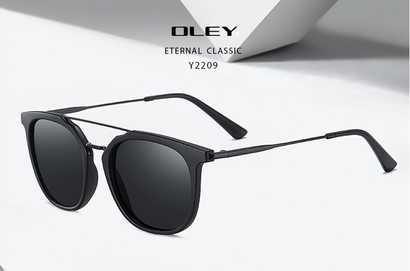 OLEY Sunglasses Mens/Women Polarized ,Outdoor Driving Classic Mirror