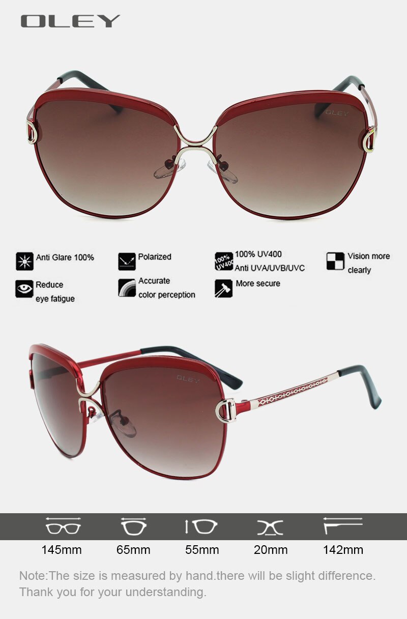 luxury Polarized sunglasses for women