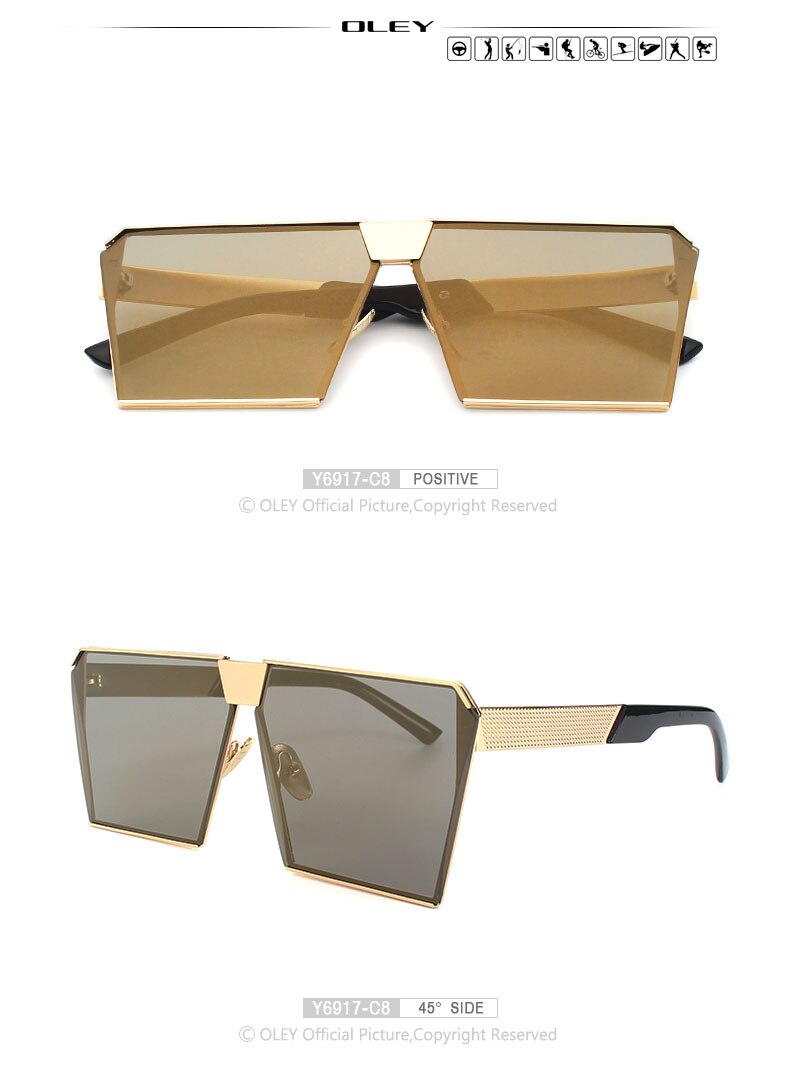 Top Fashion Square Sunglasses