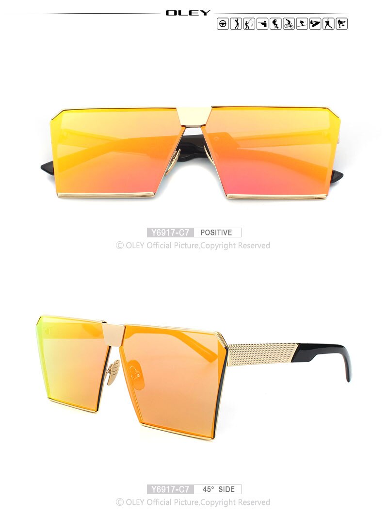 Top Fashion Square Sunglasses