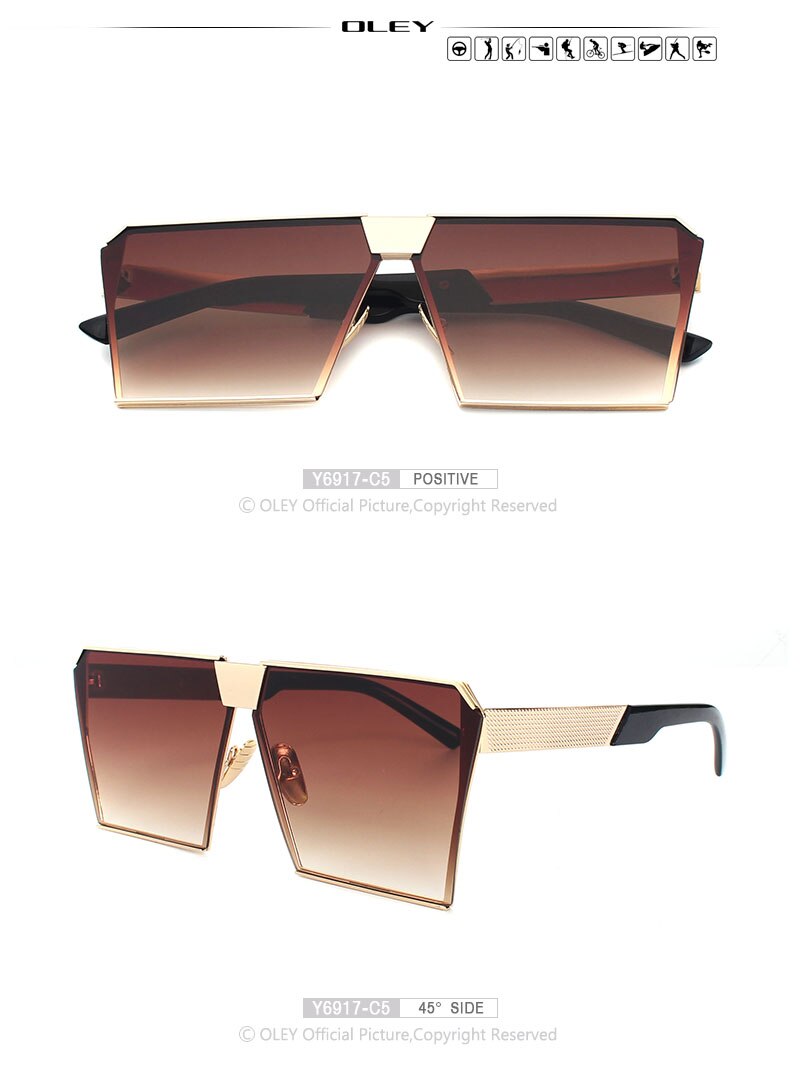 Top Fashion Square Sunglasses