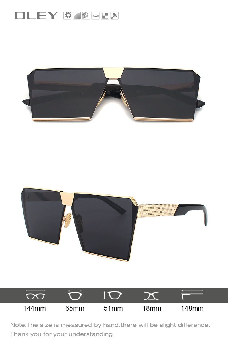 Top Fashion Square Sunglasses