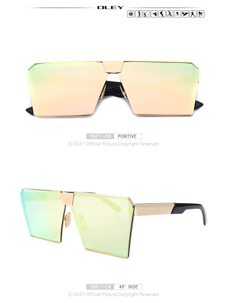 Top Fashion Square Sunglasses