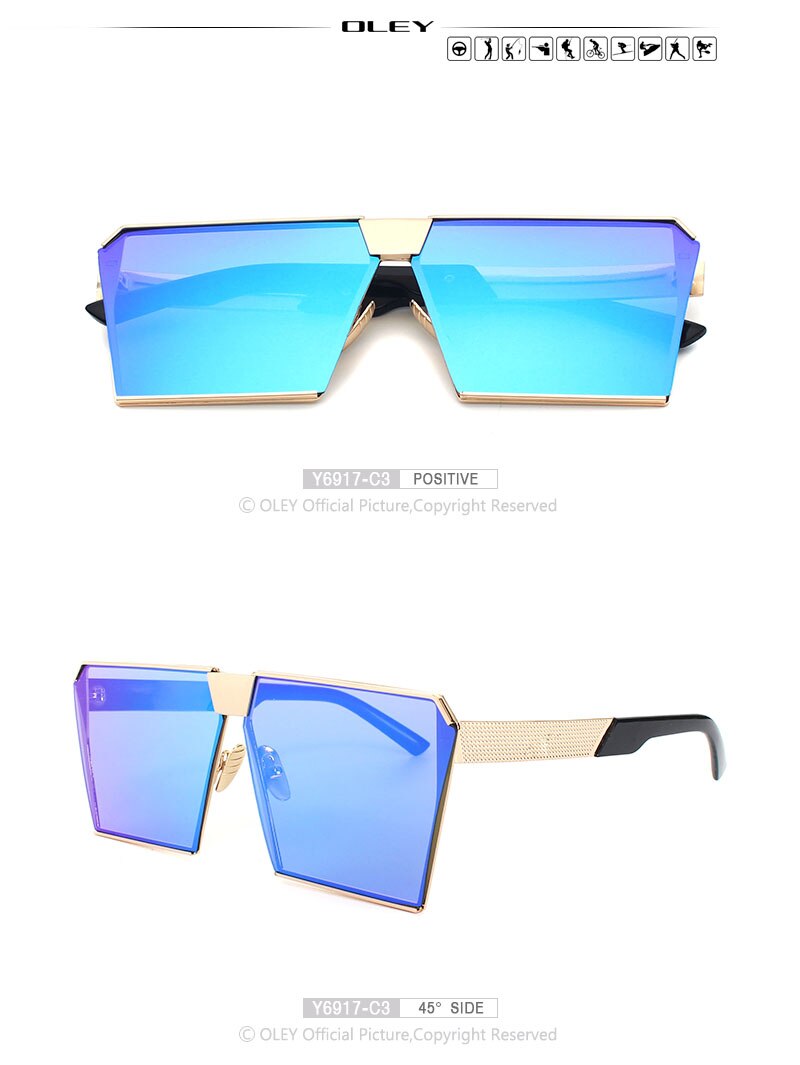 Top Fashion Square Sunglasses