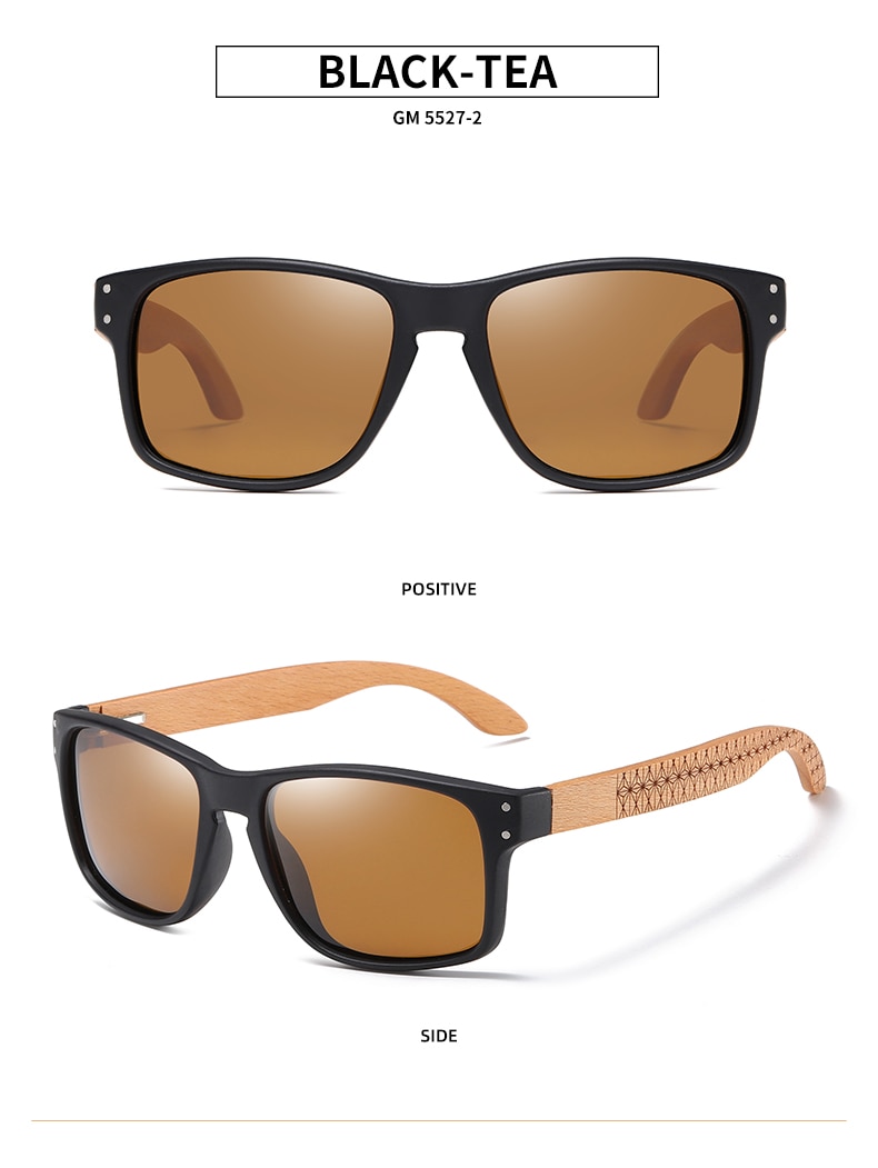 Brand Design Beech wood Handmade Sunglasses