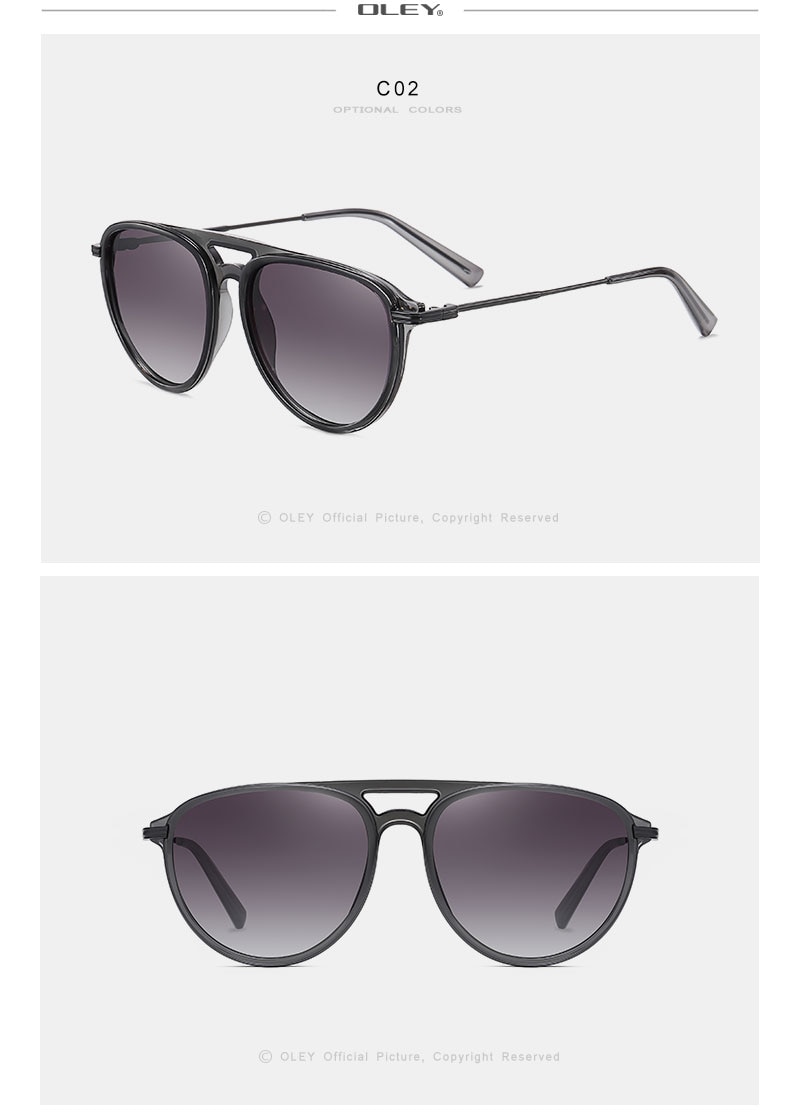 Polarized Sunglasses Oval Women Fashion