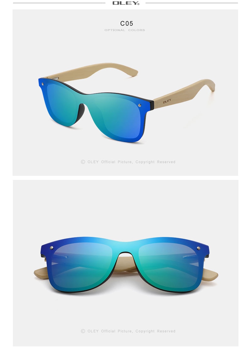 Natural bamboo Sunglasses