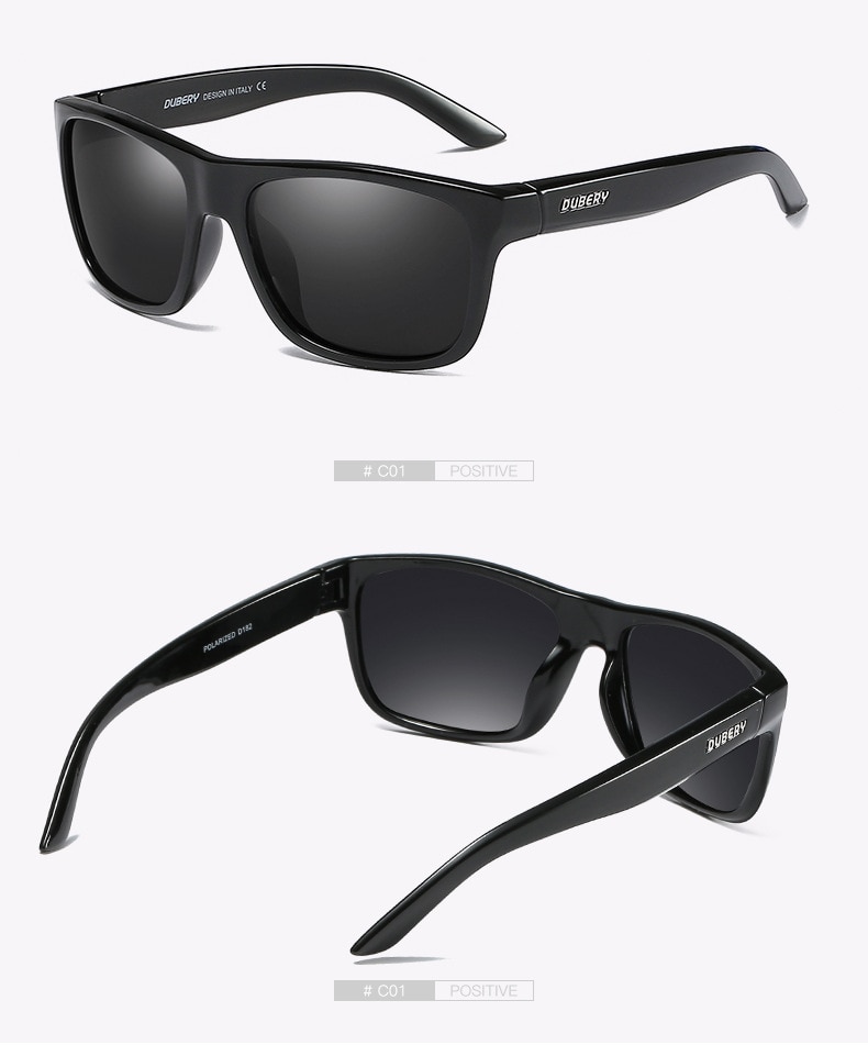 Polarized Sunglasses Men Ultralight Square