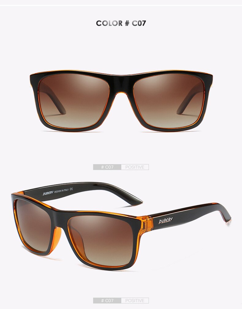 New Square Polarized Sunglasses