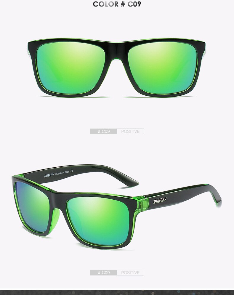 New Square Polarized Sunglasses