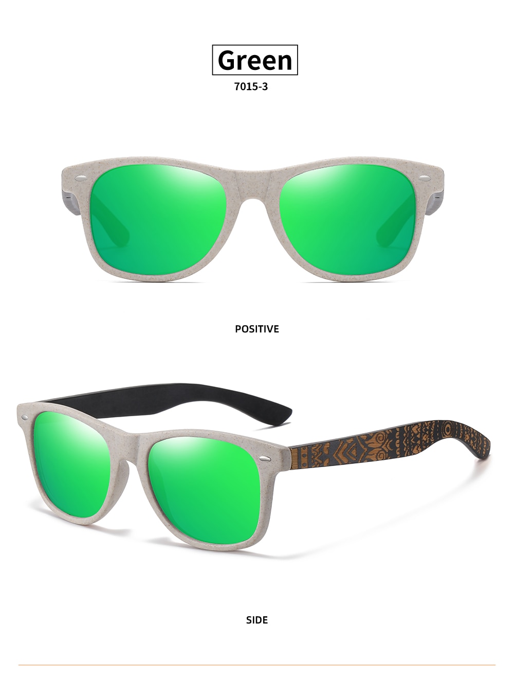 Natural Bamboo Fashion Wooden Sunglasses